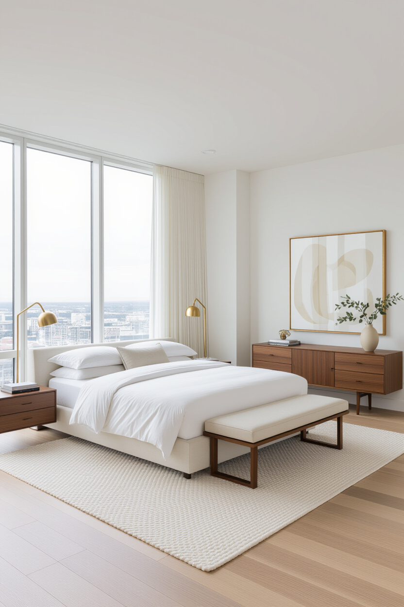 bedroom design styles, modern luxe bedroom, modern bedroom interior, modern elegant bedroom, large luxury bedroom