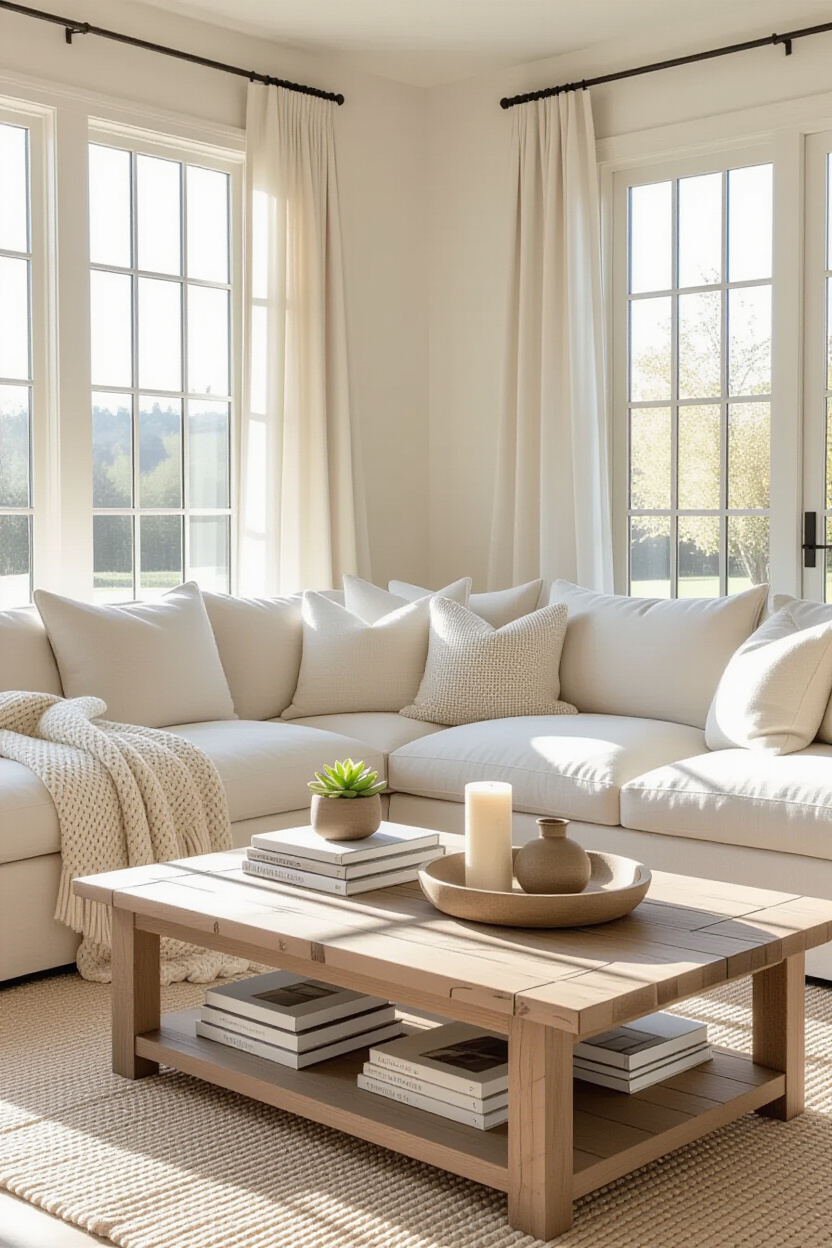 neutral living room, neutral living room ideas, paint colors for living room, beige transitional living room, beige accent wall living room