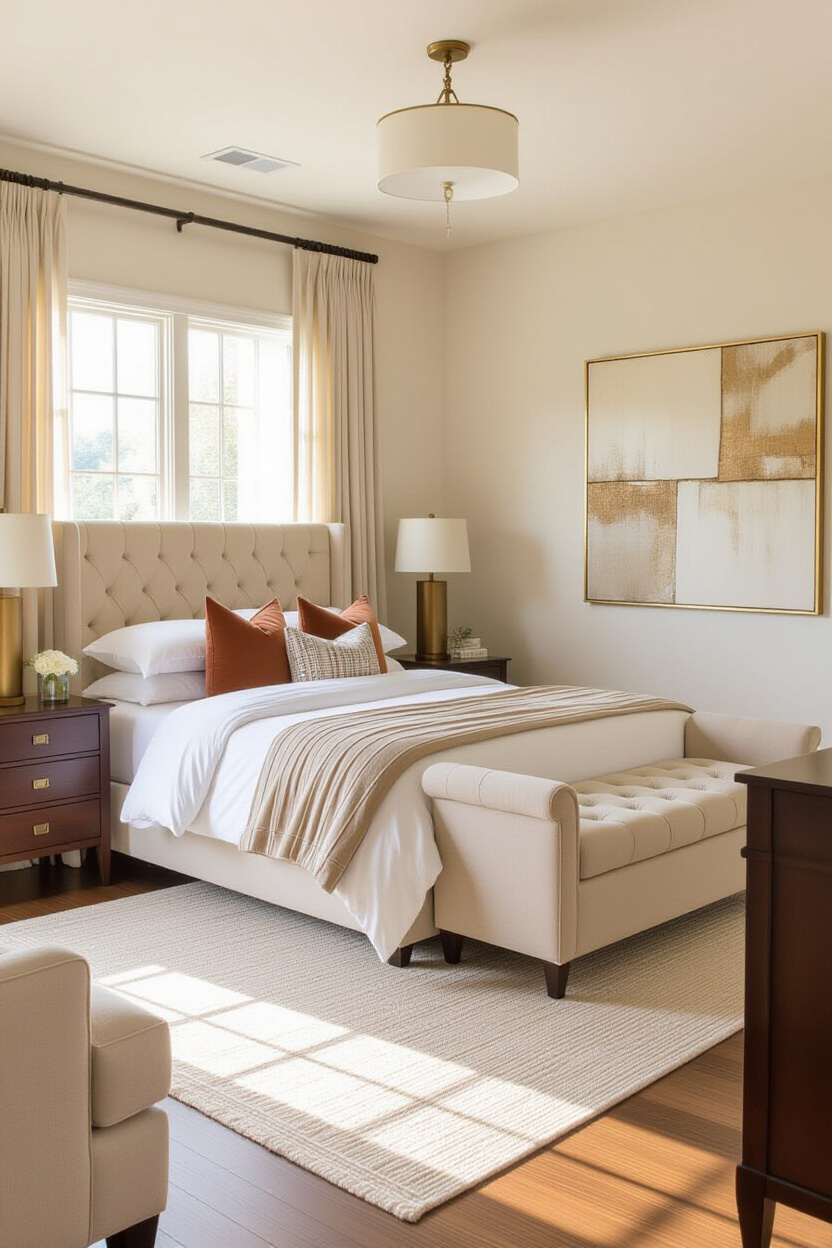 stylish small bedroom ideas, master bedrooms decor, bedroom refresh, bedroom redesign, classic guest bedroom ideas