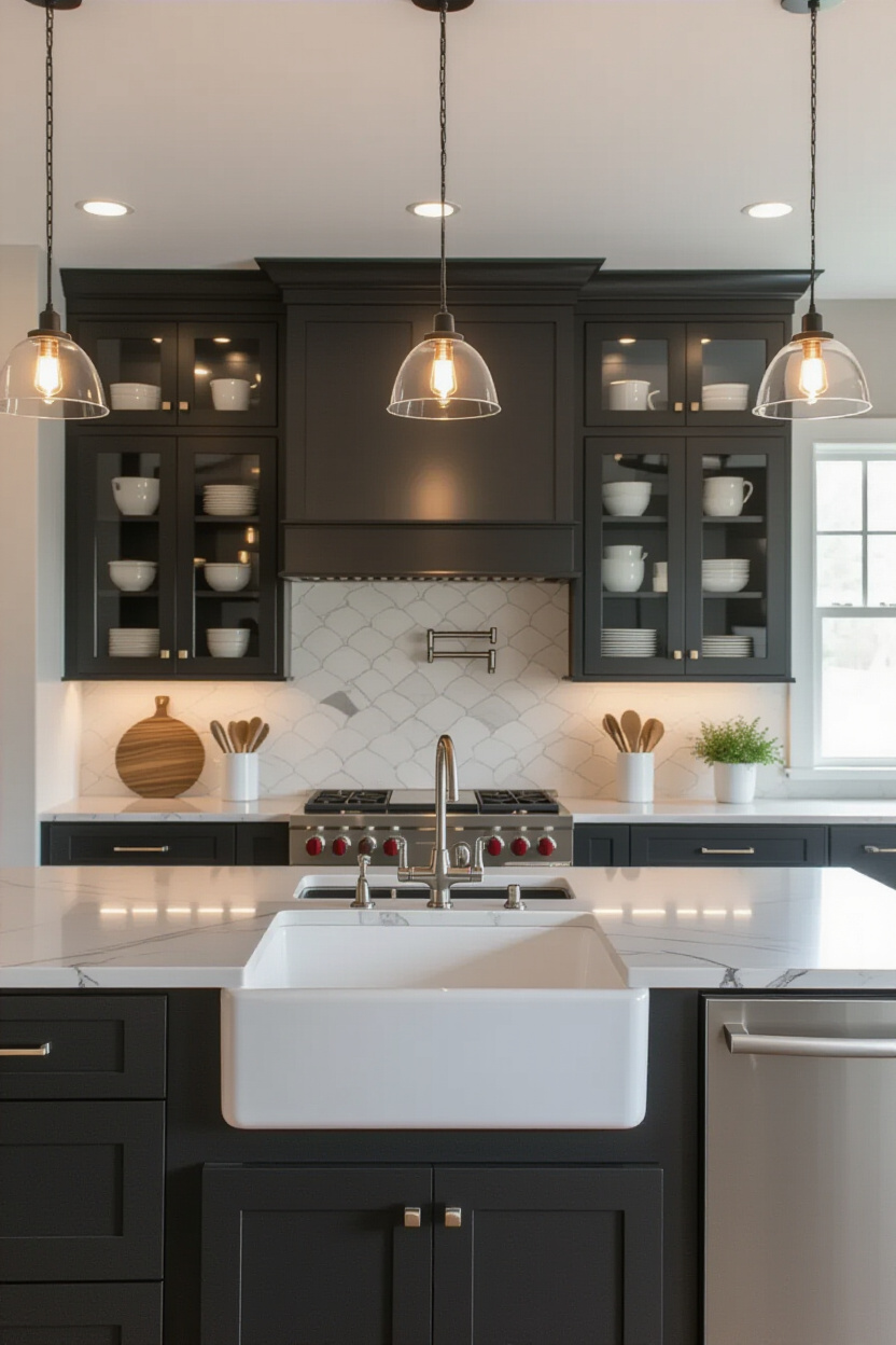 kitchen redo, kabinet dapur, black kitchen cabinets, kitchen cabinets, double kitchen cabinets