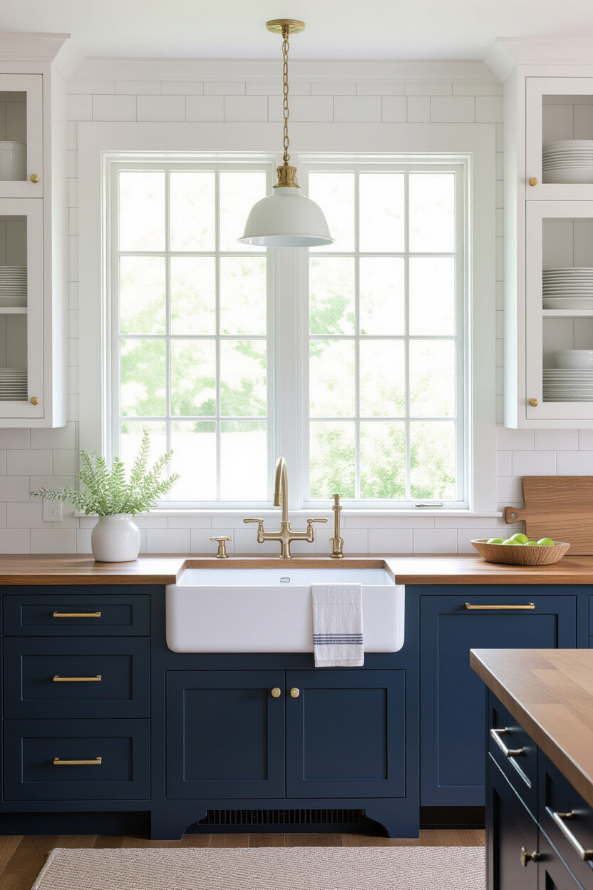 two tone kitchen cabinets, two tone kitchen, two tone blue kitchen cabinets, two tone blue cabinets, two tone kitchen cabinets dark wood and white