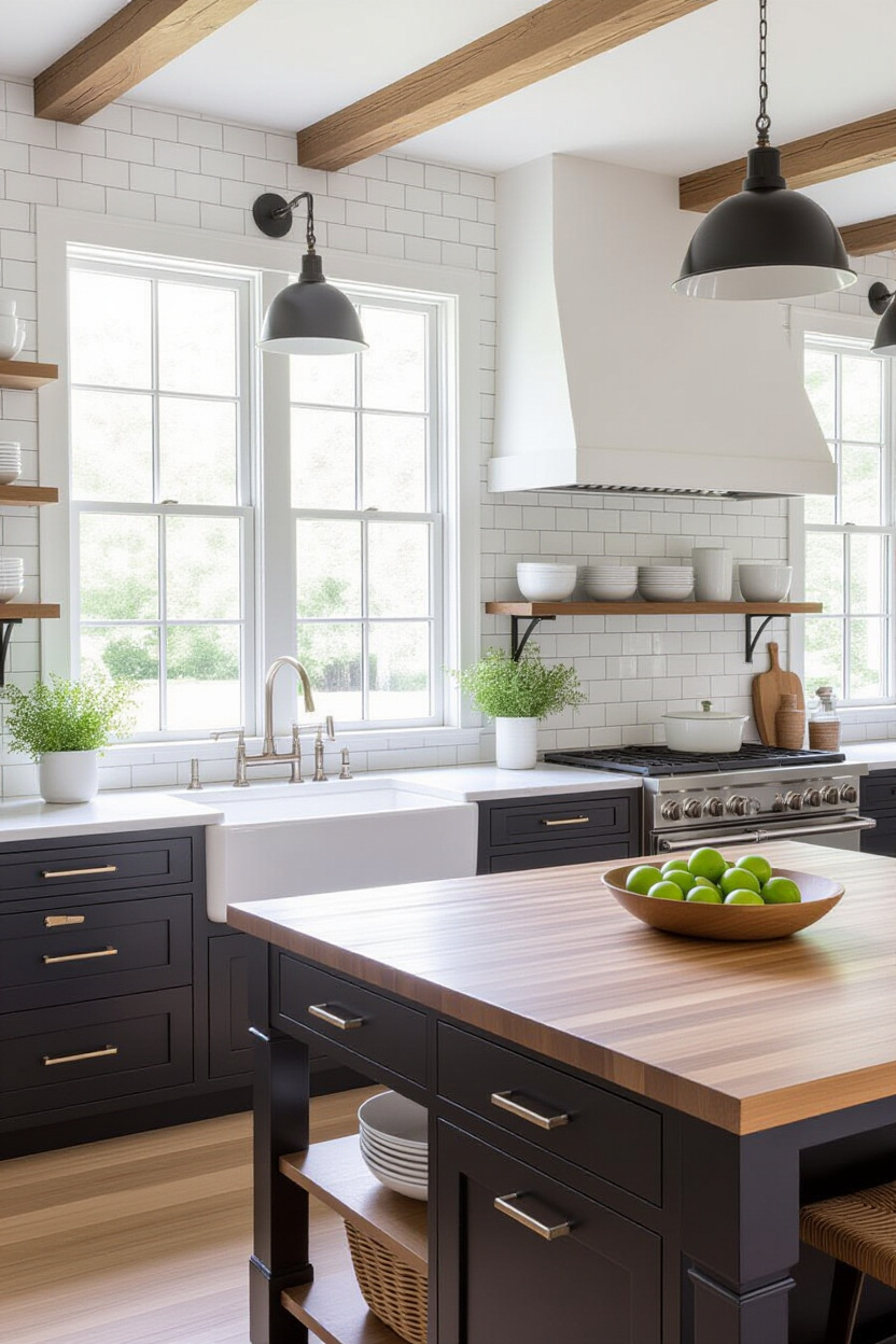 kitchen cabinets color combination, white upper cabinets, kitchen cabinets with silver hardware, two tone blue kitchen cabinets, two tone kitchen cabinets brown