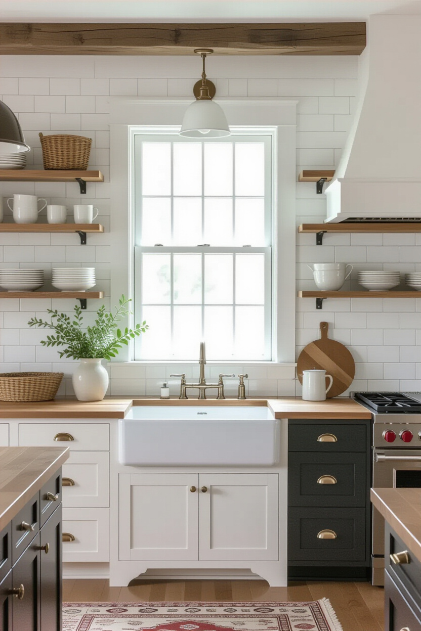 painted kitchen cabinets colors, two tone kitchen cabinets, grey kitchen cabinets, half blue kitchen cabinets, kitchen cabinets makeover