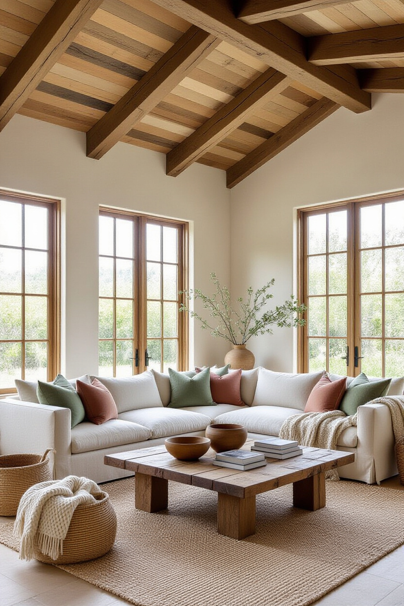 vintage earthy living room, earthy tones living room, family friendly living room, earthy elegant living room, earthy eclectic living room