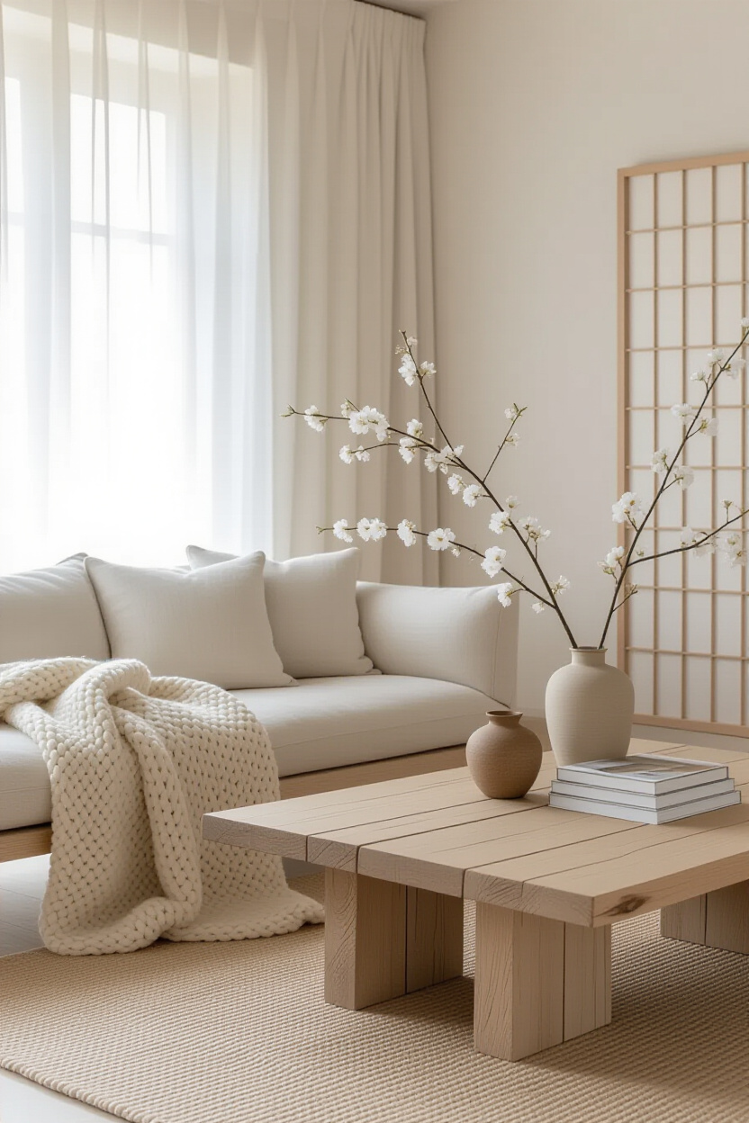 japandi living, japandi decor, grey sofa japandi living room, japandi small living room, japandi living room ideas
