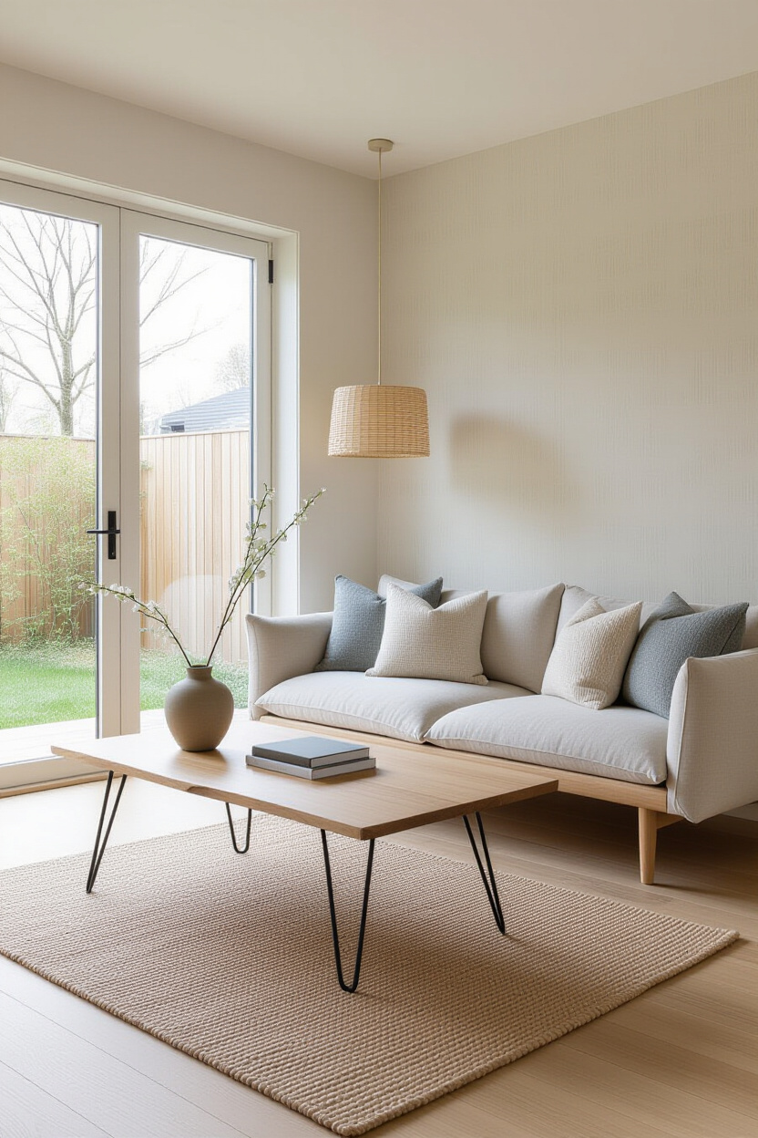 japandi interior design, japandi living room design, japanese inspired house interior, japandi inspired living room, japandi living room design sofas