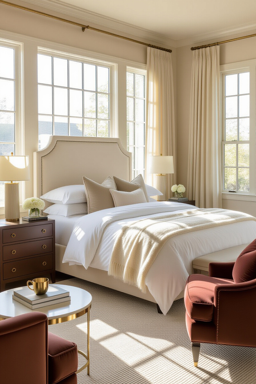 stylish bed design, stylish small bedroom ideas, stylish furniture, earthy elegant bedroom, modern luxury bedroom