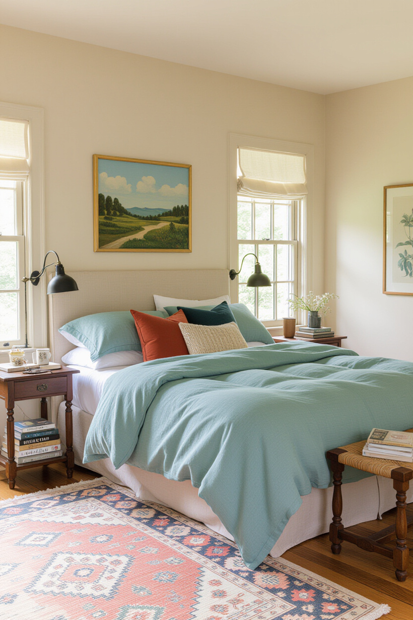 redecorate bedroom, comfy bedroom, large cozy bedroom, my new room, comfy king bed