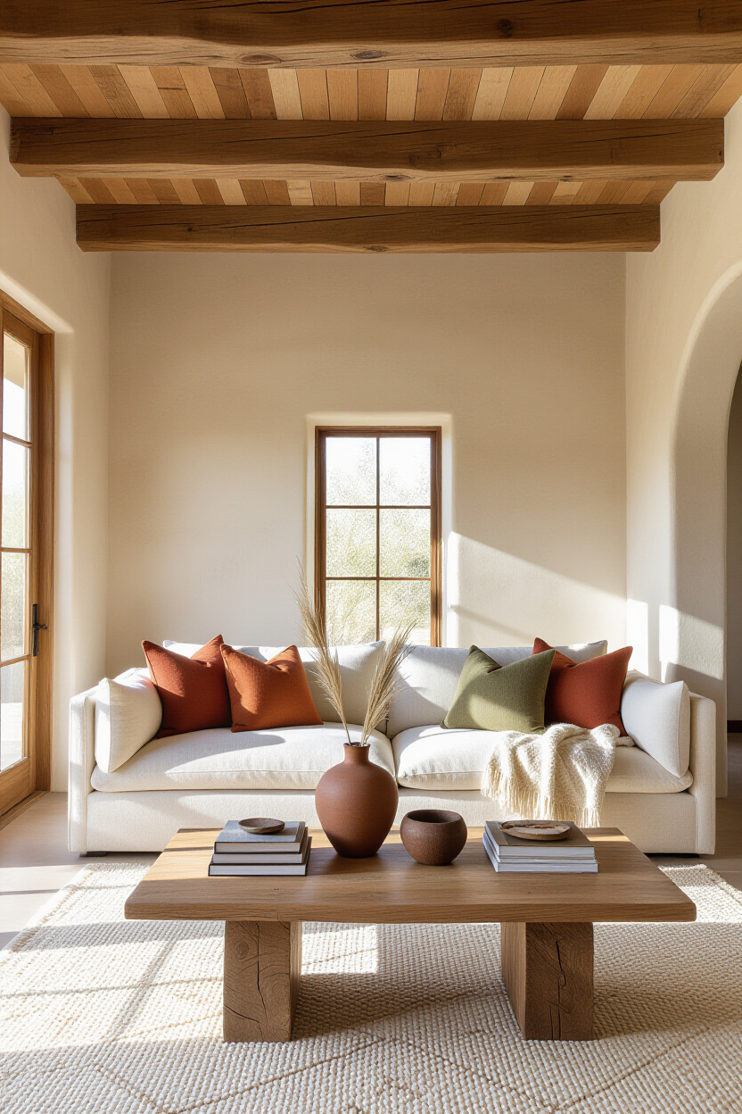 vintage earthy living room, earthy living room, cozy farmhouse living room, earthy living room earth tones, warm earthy living room