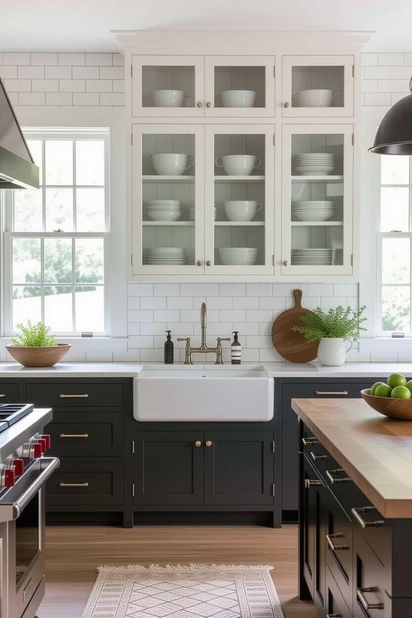 kitchen cabinets color combination, two tone kitchen cabinets, dual tone kitchen cabinets wood, dual tone kitchen cabinets, cream and gray kitchen cabinets