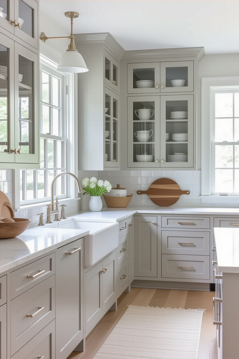 diy kitchen cabinets, diy kitchen storage, three color kitchen cabinets, vintage kitchen cabinets, golden brown kitchen cabinets