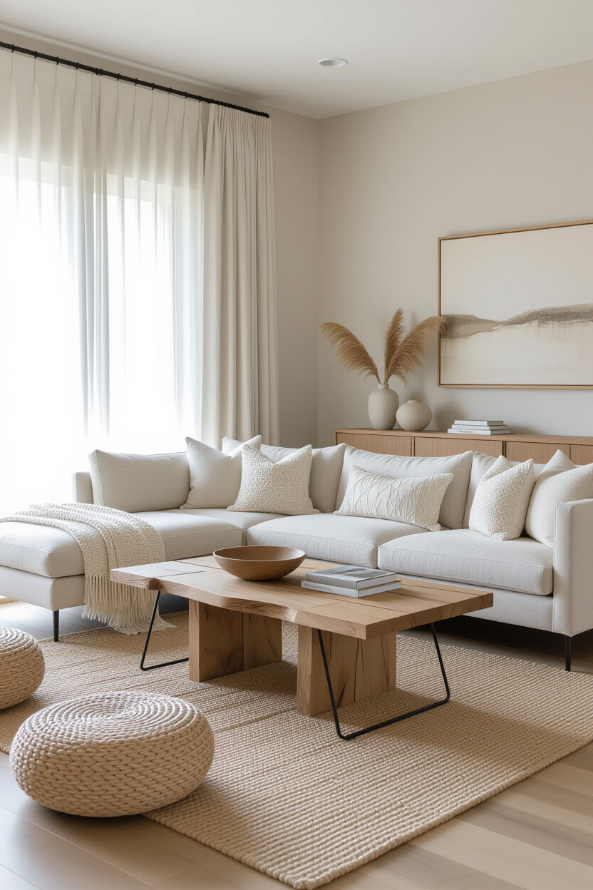 beige living rooms, coastal living room, neutral decor living room, gray beige living room, paint colors for living room