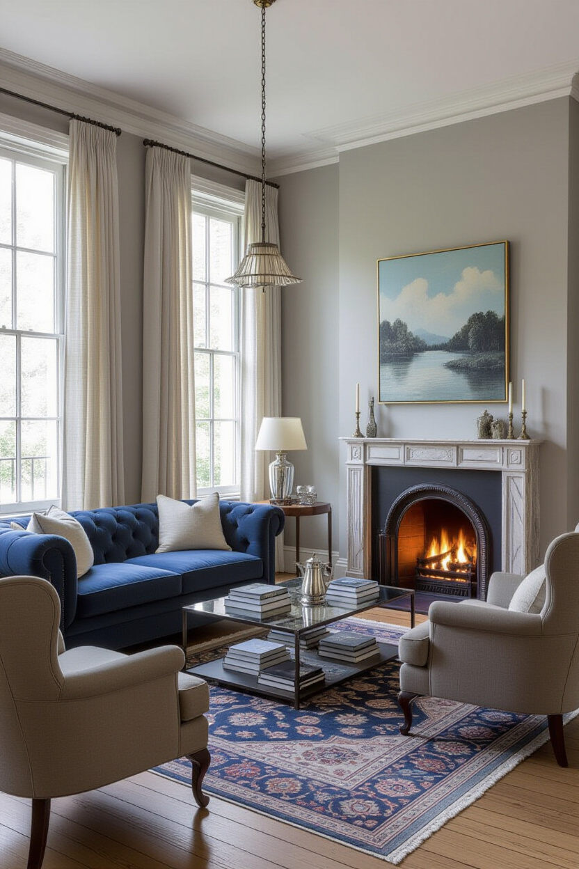 elegant living room, elegant living room decor, classic living room, earthy living room, elegant contemporary living room