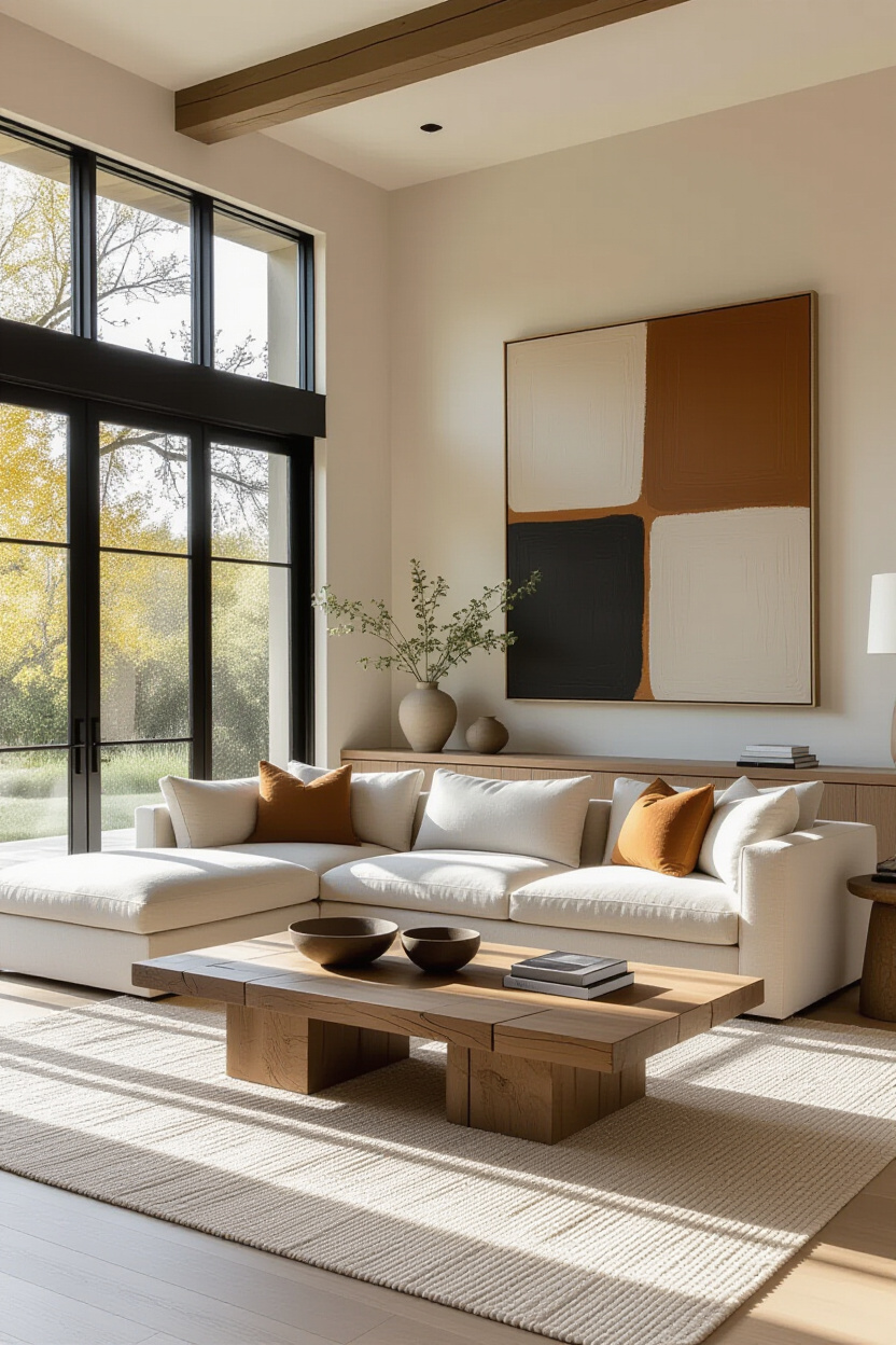 living room inspiration, contemporary living room, classic contemporary living room, organic modern living room, living rooms