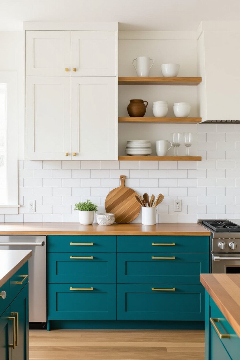 two tone kitchen cabinets, painted kitchen cabinets colors, two tone kitchen cabinets brown, black cabinets kitchen with granite, two-tone kitchen furniture