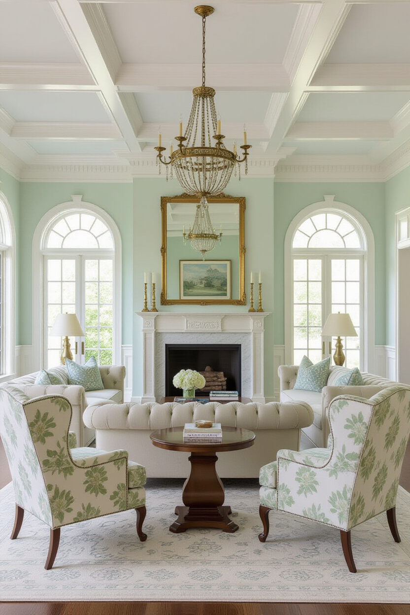 classic living room design, living room inspo, neo classical living room design, neoclassical furniture living rooms, rustic wall decor living room