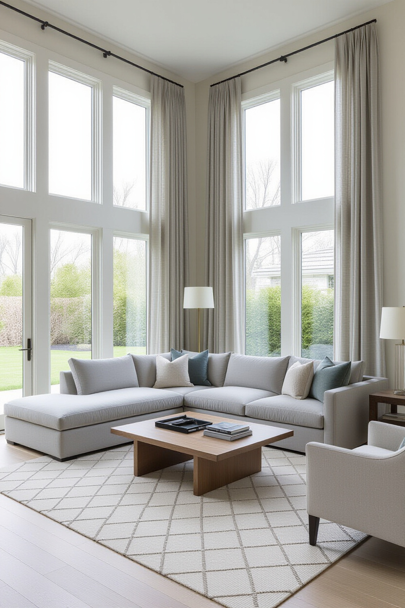 modern classic living room, living room inspo, contemporary luxe living room, interior design living room neoclassical, modern classic home