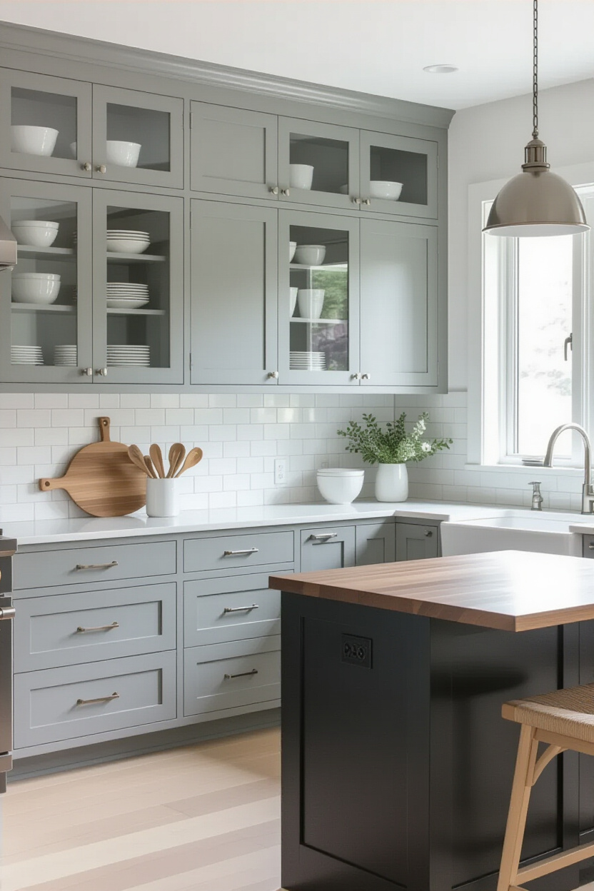 diy kitchen storage, kitchen cabinet design, kitchen pantry design, building kitchen cabinets, three color kitchen cabinets