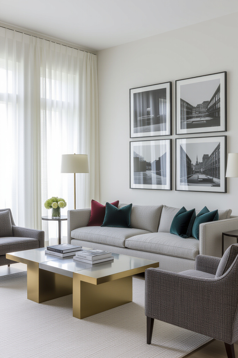 classic living room design, living room inspo, contemporary luxe living room, vintage minimal living room, neoclassical living room