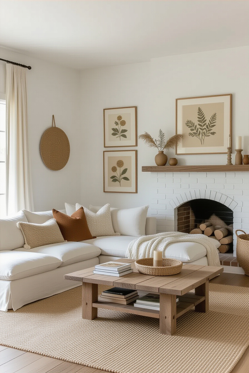 new living room, living room inspiration, cozy living room wall, rustic living room, kitchen living room open concept colors