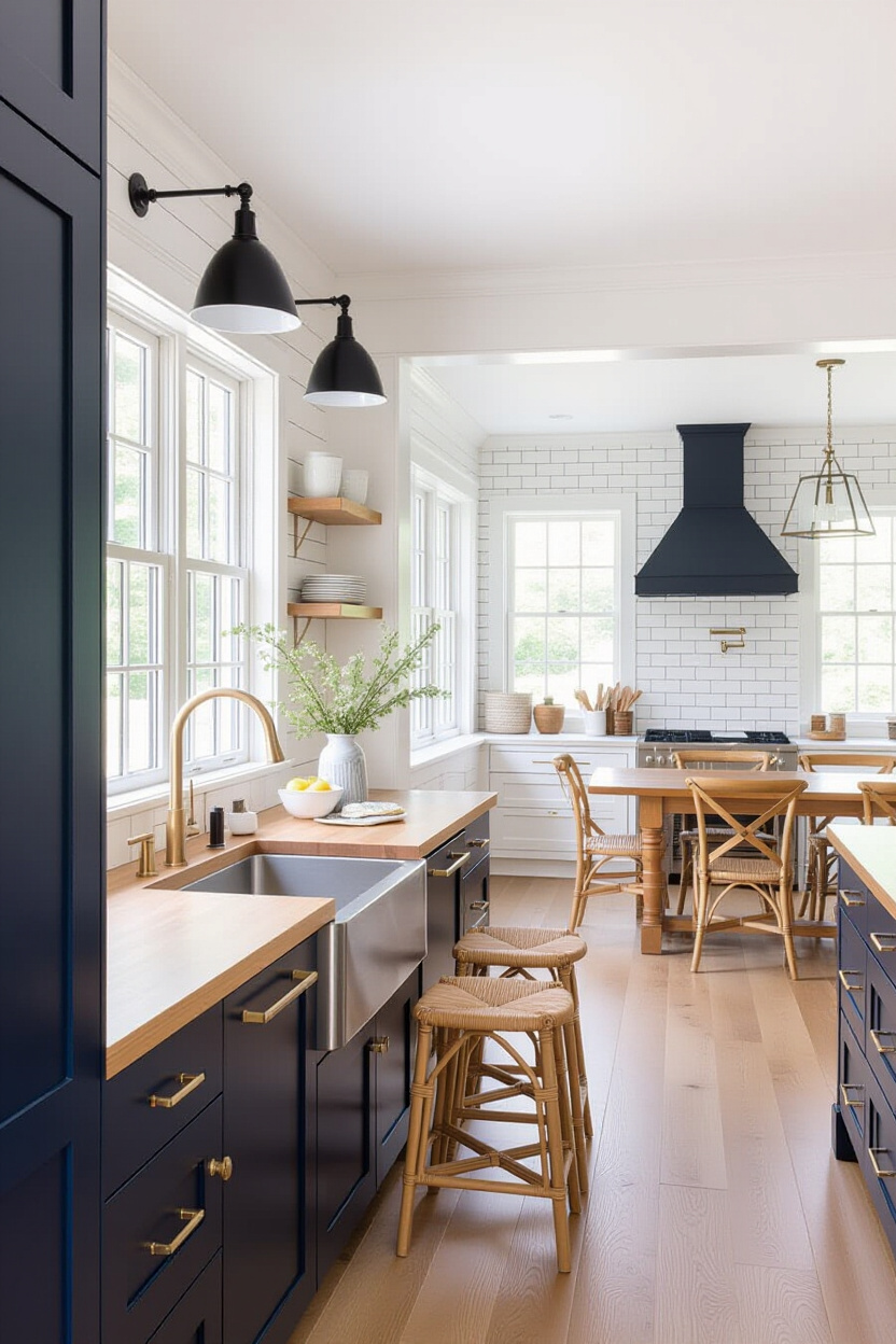 two tone kitchen, painted kitchen cabinets colors, white kitchen two tone cabinets, kitchen dark and light cabinets, white kitchen with painted cabinets