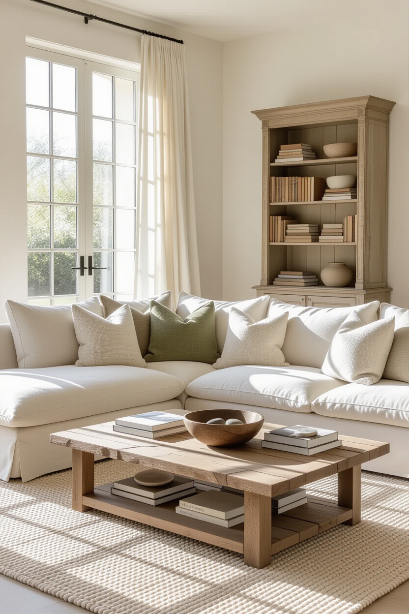 neutral living rooms, coastal living room, living room couch aesthetic, new living room, living room style