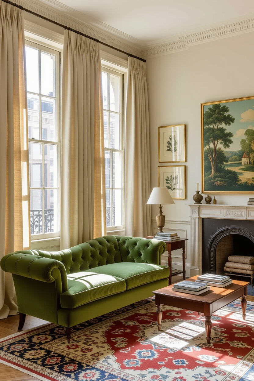 elegant living room, classy living room, cozy luxury living room, sophisticated living room, silver living room