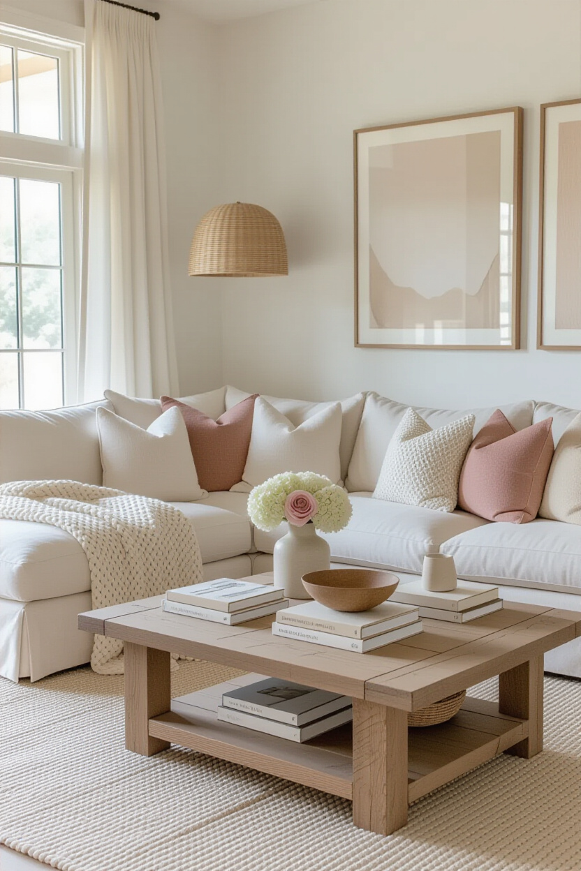 decor home living room, beige living rooms, modern coastal living room sectional, neutral living room decor, beige transitional living room