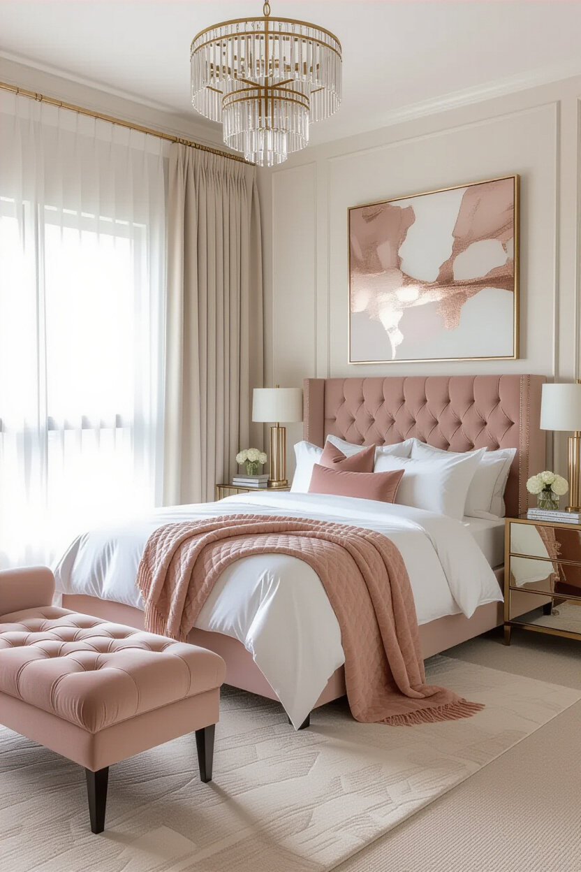 classy bedroom, woman bedroom, purple bedroom decor, glam bedroom decor, bedroom inspirations women
