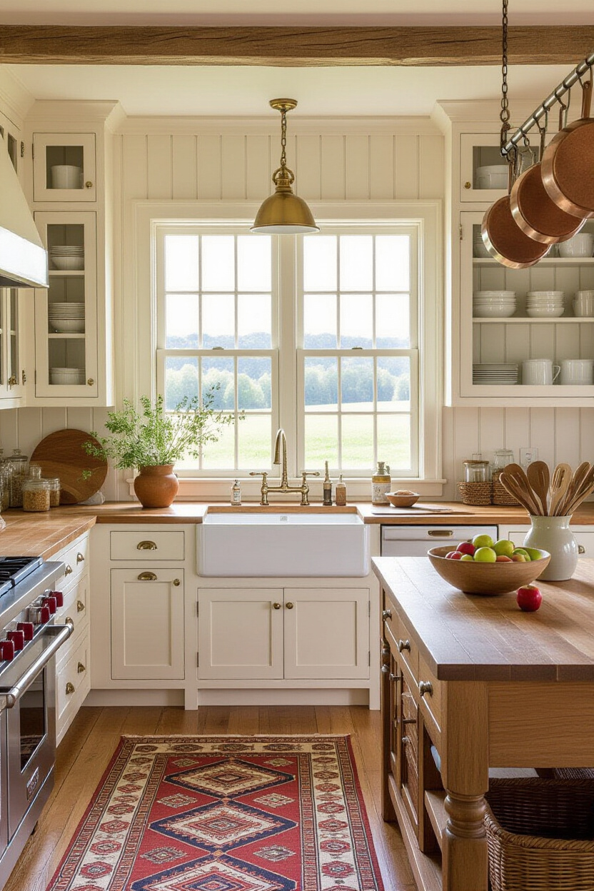 classic kitchen, green kitchen, country kitchen, lake house kitchen, fresh kitchen