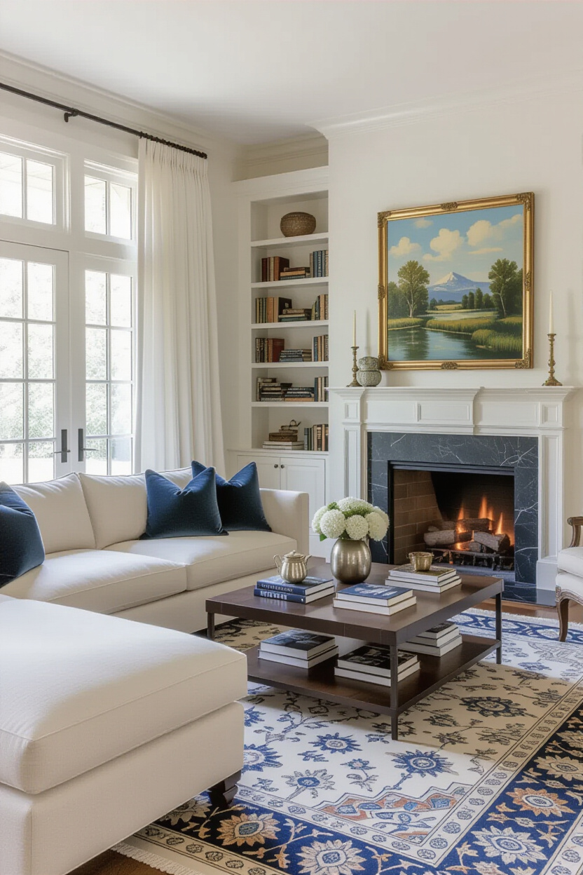 elegant living room, luxury living room design, modern living room, luxury sitting room, elegant traditional living room