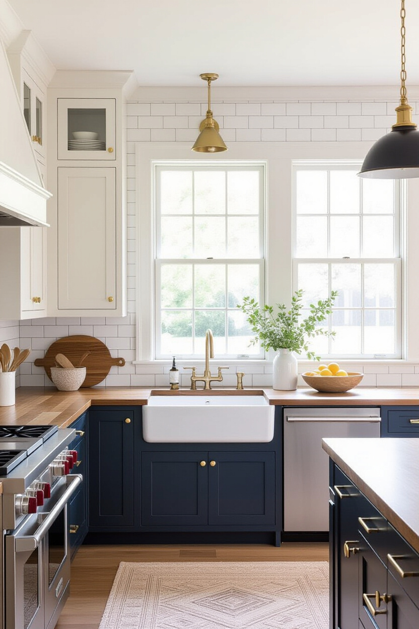 two tone kitchen, painted kitchen cabinets colors, kitchen cabinets makeover, upper kitchen cabinets, two color kitchen cabinets