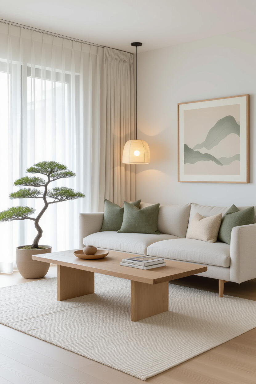 japandi decor, japandi design, living room decor apartment, japandi living room decor, japandi home decor