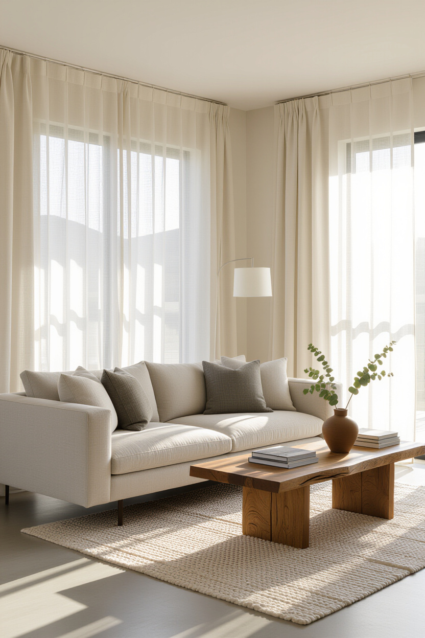 living room, small living room decor, minimalist living, small living room layout, cream living rooms