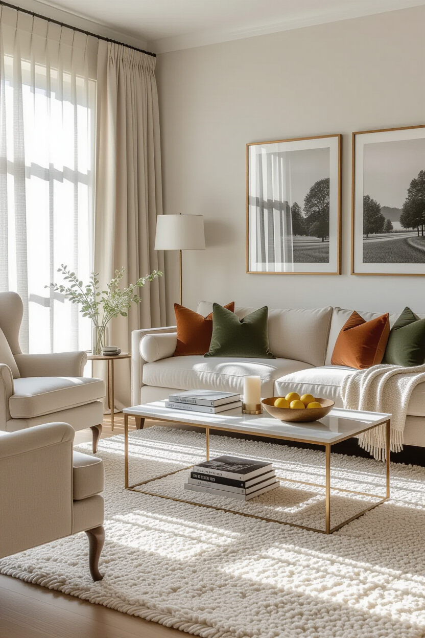 living room, living room inspo, vintage minimal living room, rustic wall decor living room, modern classic drawing room