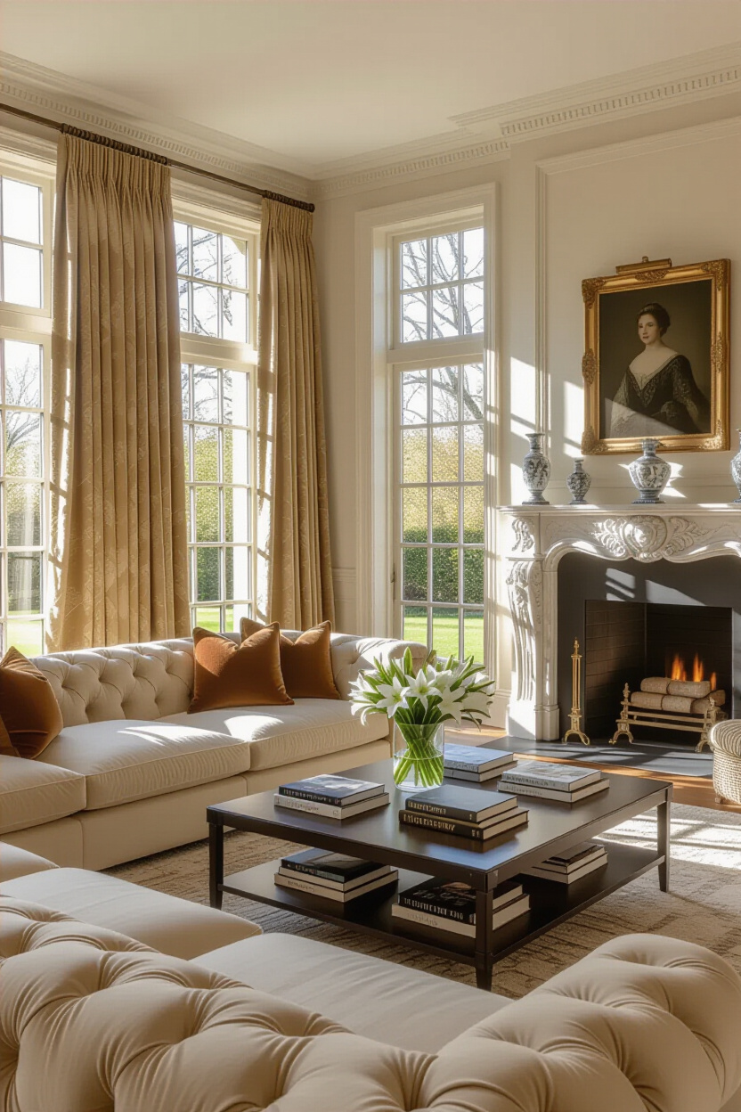 elegant living room, elegant living room decor, rustic living room, luxury living room, classic living room