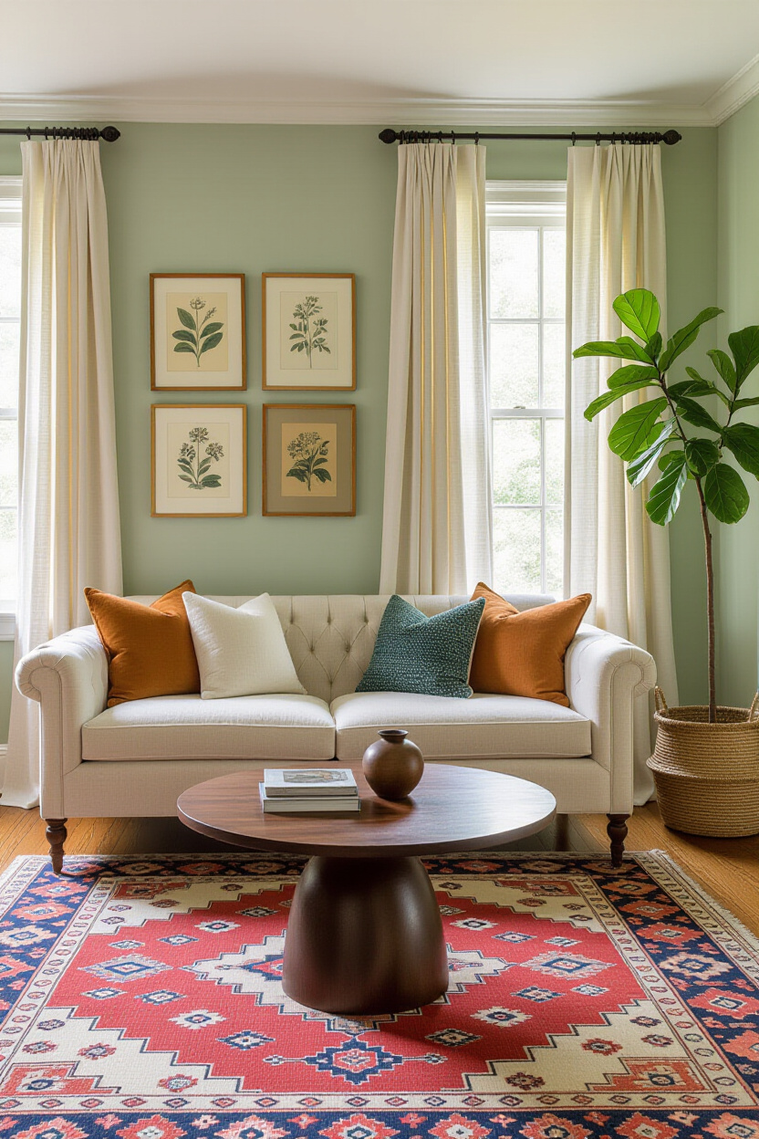 small apartment living room, small living room layout, vintage eclectic living room, living room inspo, very small living room decor