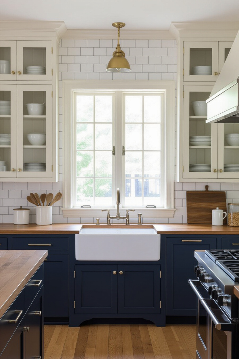 white upper cabinets, kitchen cabinets color combination, 2 toned kitchen cabinets, kitchen cabinet black and wood, kitchen cabinets with silver hardware
