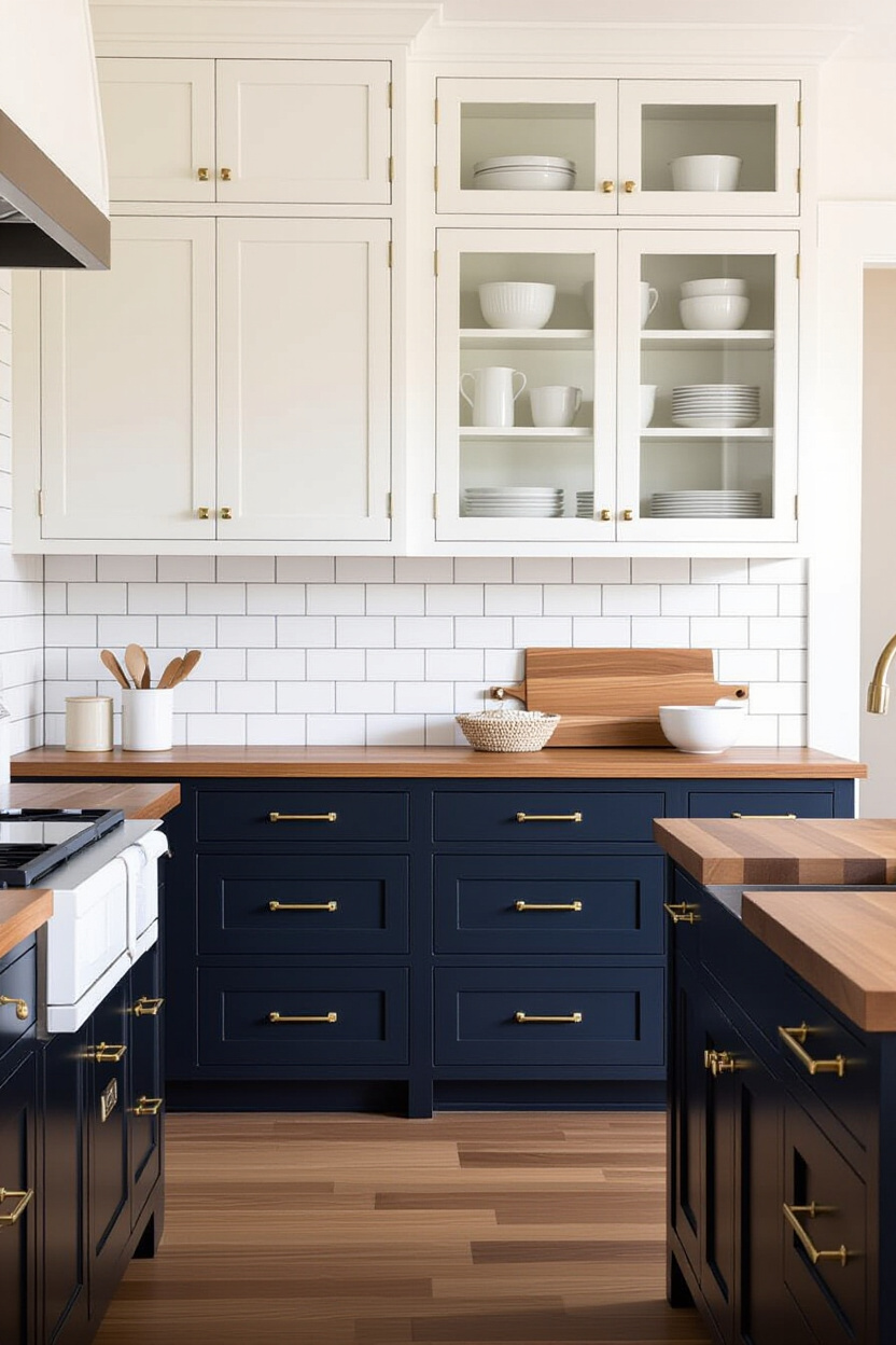 kitchen dual tone cabinets 36, white upper cabinets, two tone kitchen cabinets paint, two tone cabinets, painted and wood cabinets