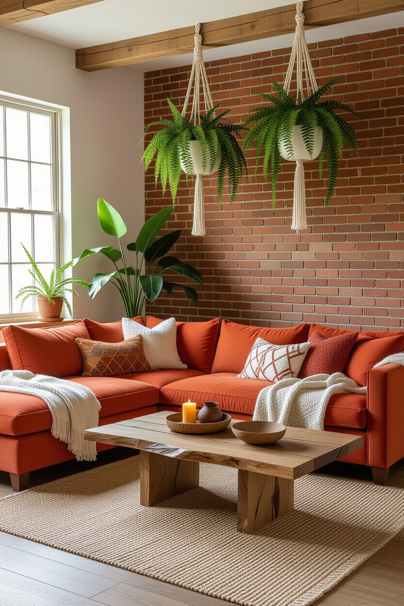 earthy home decor, earthy retro living room, earthy living room ideas earth tones, earthy decor, earthy boho living room