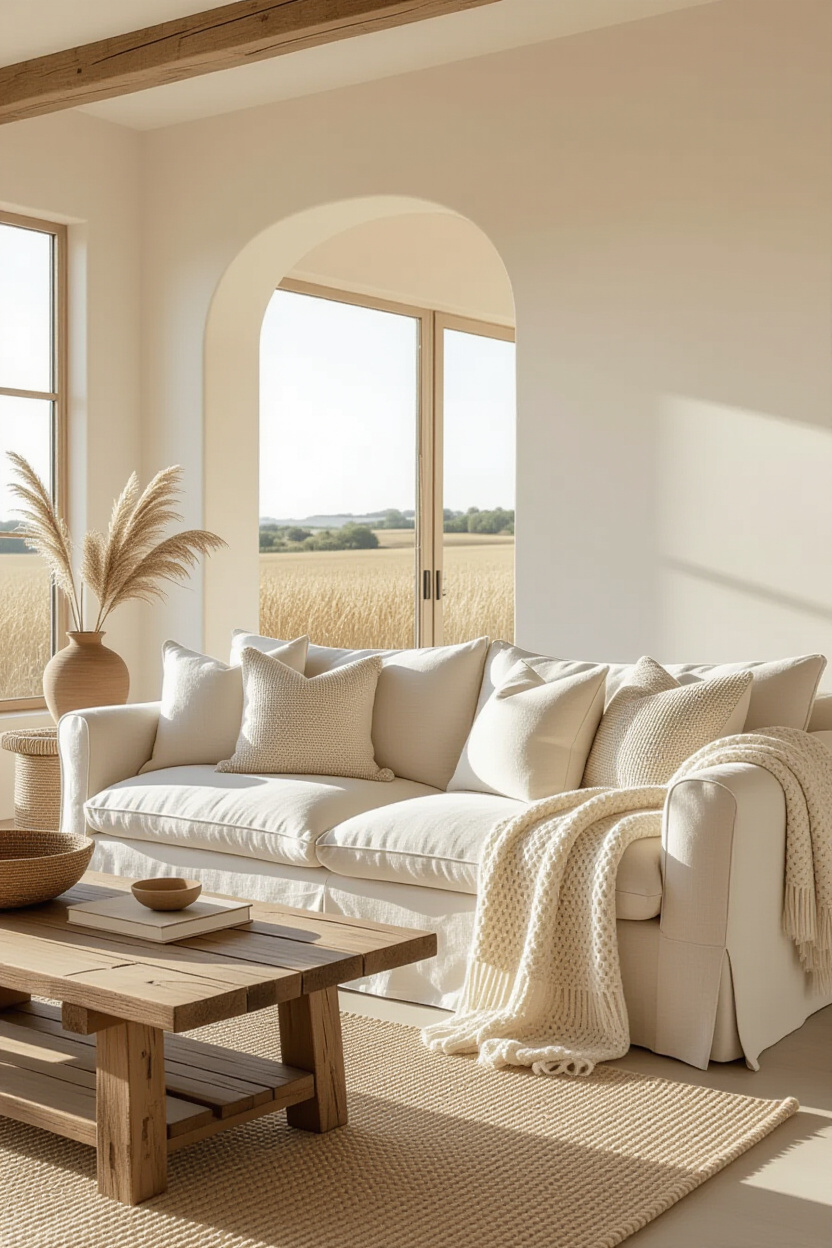neutral living room, coastal living room, living room designs nordic, warm beige living room, earthy living room