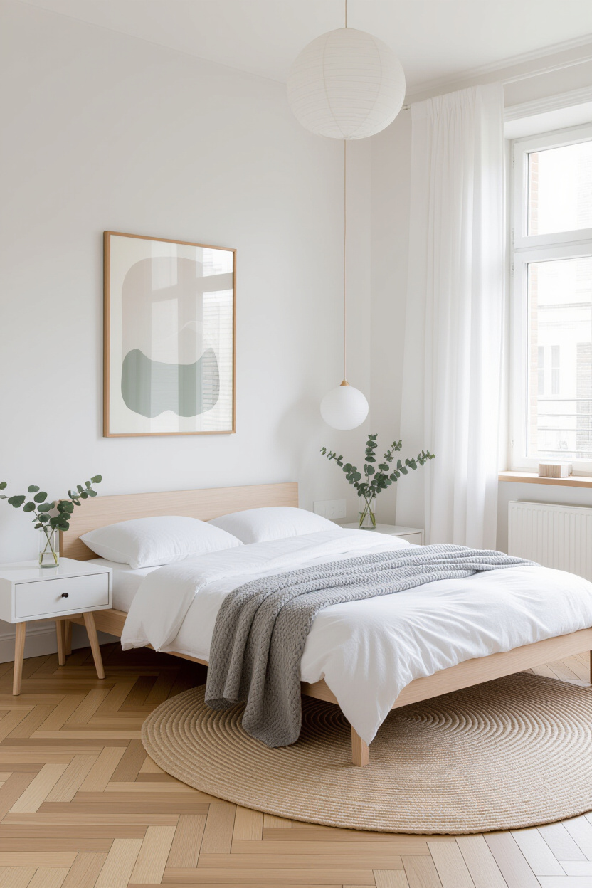 minimalist room, minimalist bedroom decor, white minimalist bedroom, small room design, minimal bedroom design
