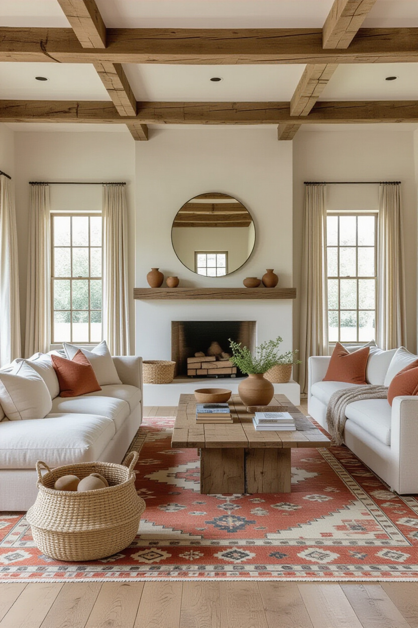 earth tone living room, vintage earthy living room, living room california style, warm masculine living room, cute earthy living room