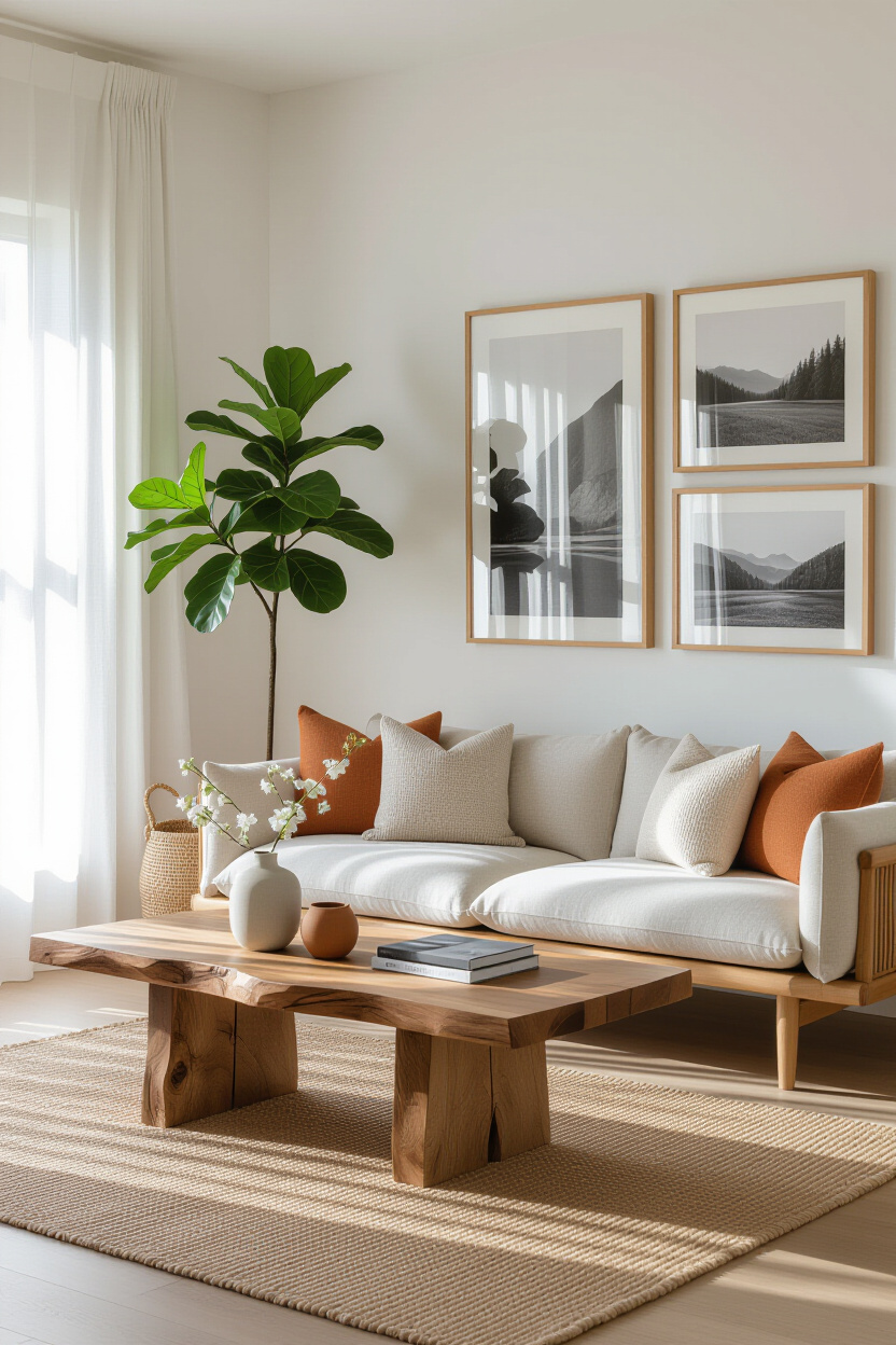 japandi living room, japandi living room design, japanese inspired house interior, japandi living room design sofas, japandi interiors living room