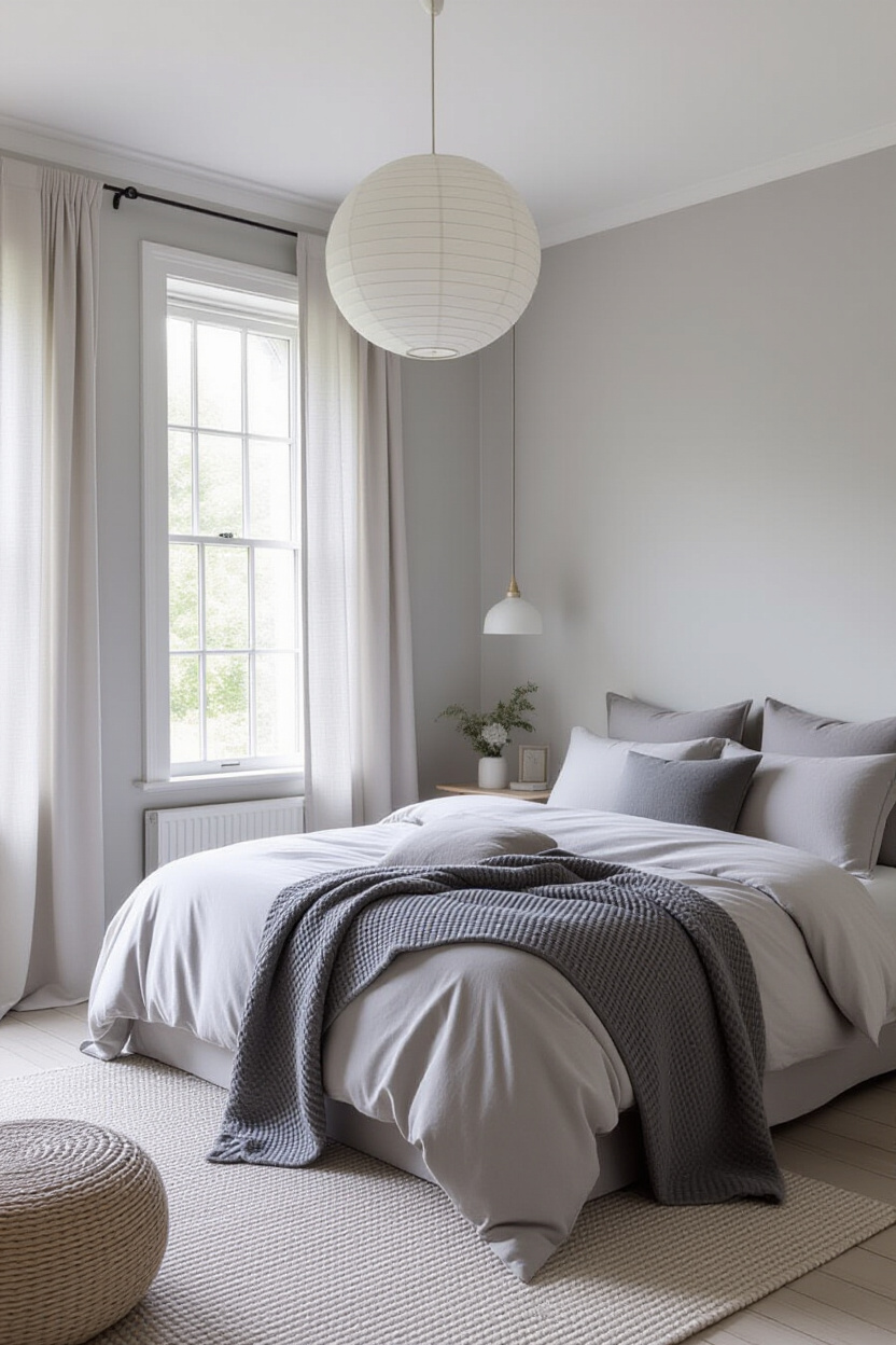 grey bedroom decor, grey bedroom, bedroom designs, grey carpet bedroom, dove grey bedroom ideas