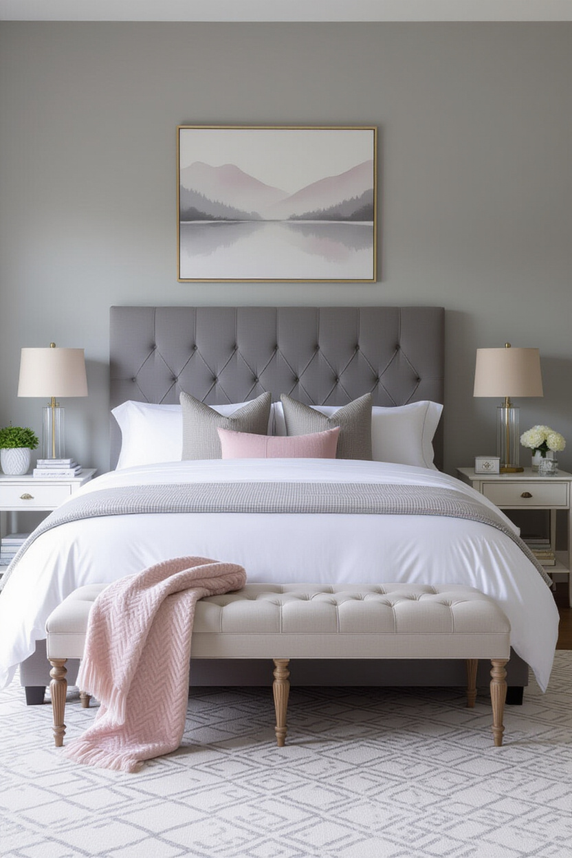 grey bedroom decor, grey bedroom, cool grey bedroom ideas, grey simple bedroom, grey room furniture