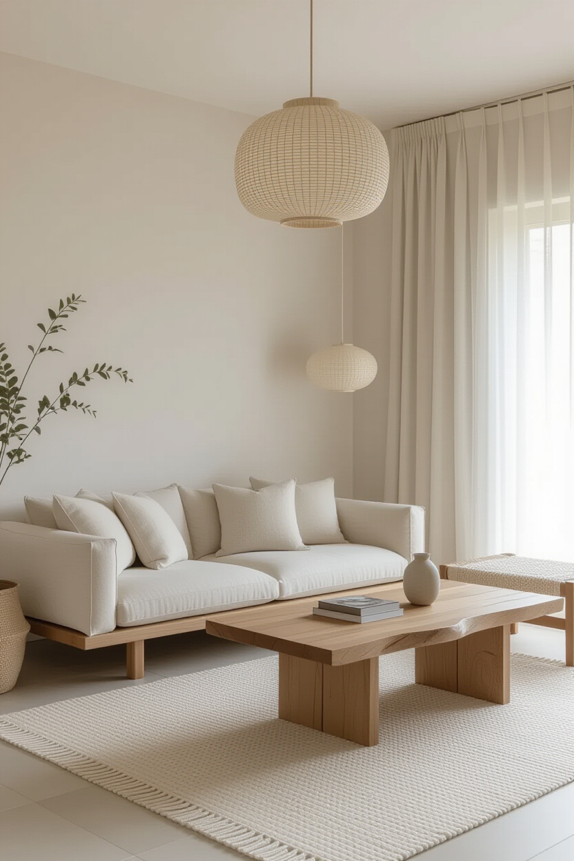japandi living, japandi interior design, japandi room, modern japandi interior, japandi ideas home