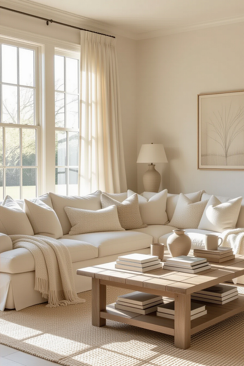 small living room, cozy living rooms, modern living room tan couch, light and cosy living room, cozy modern living room with fireplace