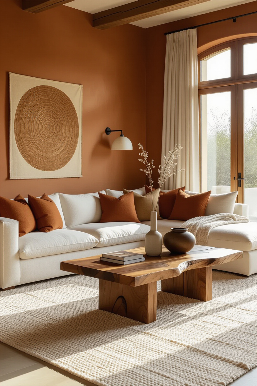 living room inspiration, modern farmhouse living room, rustic living room, industrial natural living room, modern spanish living room