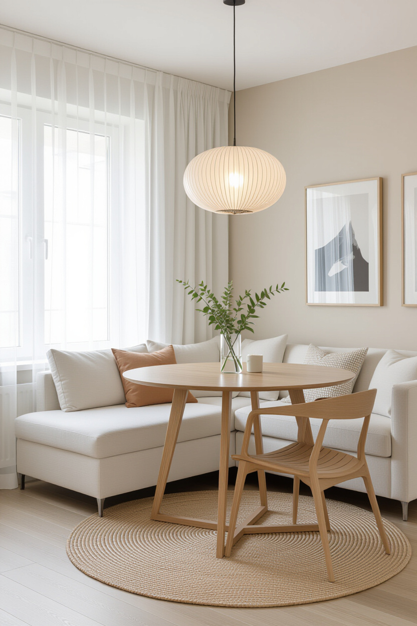 Embrace Round Home Decor: Chic Living Dining Room Ideas for Small Condos